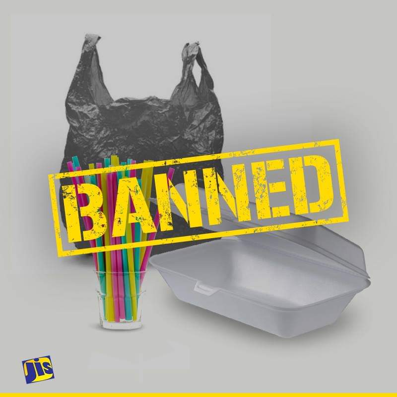 Jamaica Information Service - The government advises the public that the importation, manufacture and distribution of single-use plastic carrier bags, straws and expanded polystyrene products is banned as of today, January 1, 2019. | Facebook