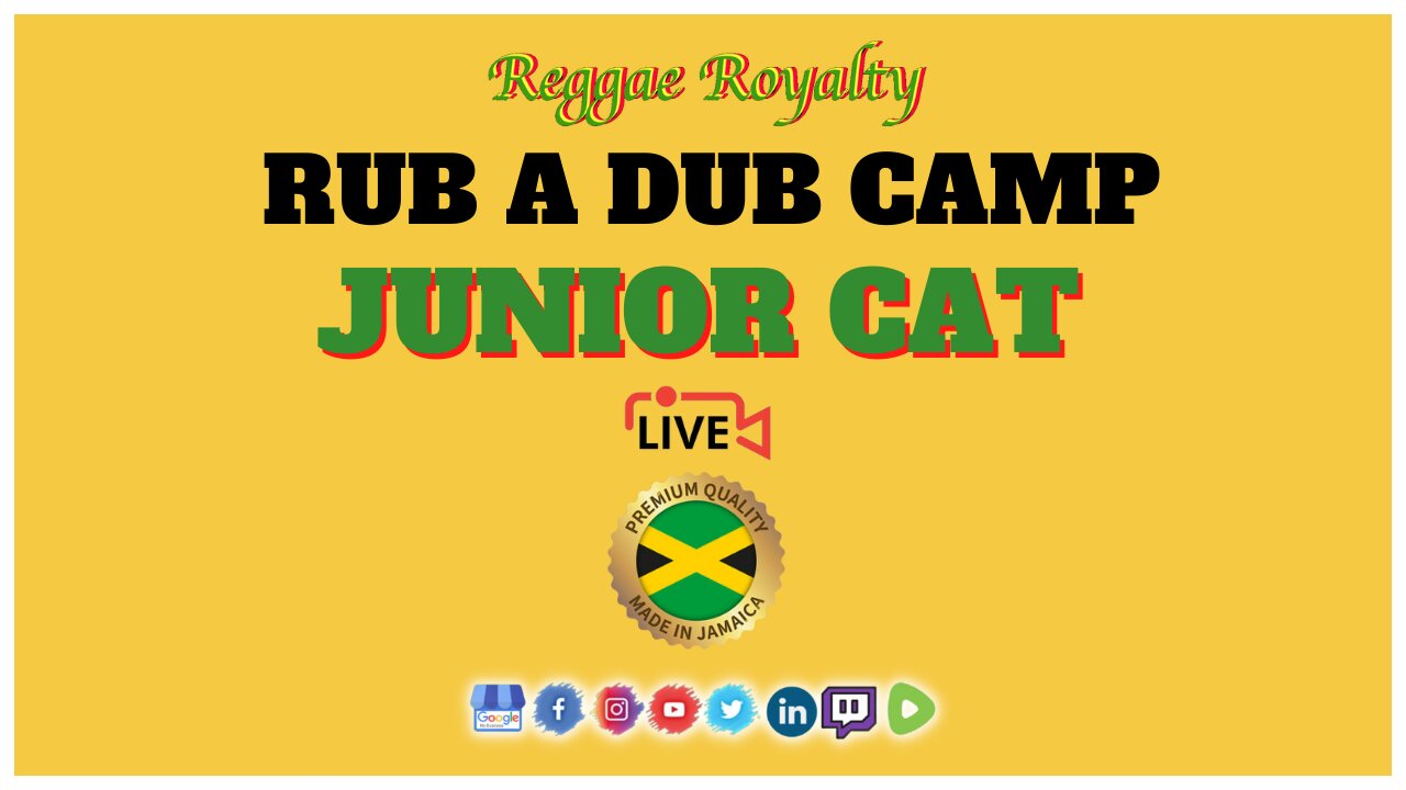 Official Reggae Exclusive at Rub A Dub Camp: Junior Cat Live In Jamaica Live Music Performance ??